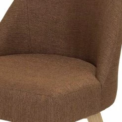 Polster Stoff Stuhl In Braun Hell - Uladan (2er Set) 6 Polster Stoff Stuhl In Braun Hell - Uladan (2er Set) -Dariana shop polster stoff stuhl in braun hell eiche massivholzgestell uladan 04