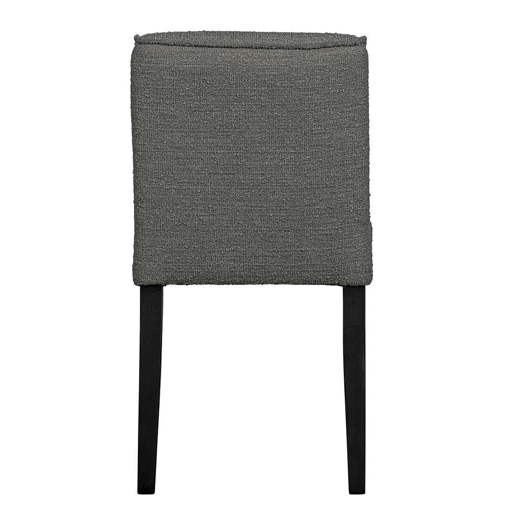 Polsterstühle aus Boucle in Grau - Vientors (2er Set) Polsterstühle Aus Boucle In Grau - Vientors (2er Set) -Dariana shop polsterstuehle aus boucle in grau und massivholz in schwarz vientors 04