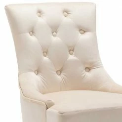 Polsterstühle In Creme & Natur - Karama (2er Set) 5 Polsterstühle In Creme & Natur - Karama (2er Set) -Dariana shop polsterstuehle in creme natur aus samt gummibaumholz karama 03