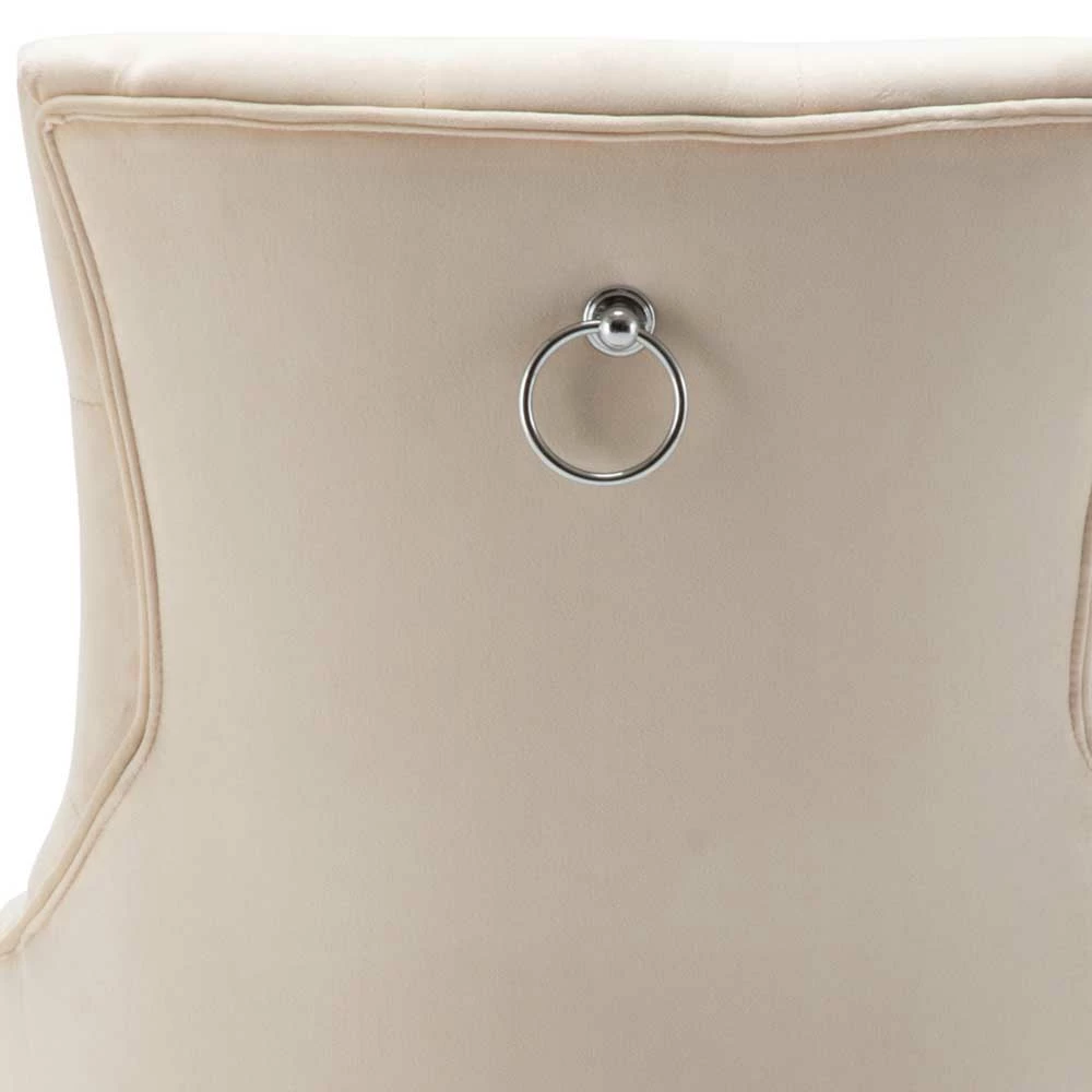 Polsterstühle in Creme & Natur - Karama (2er Set) Polsterstühle In Creme & Natur - Karama (2er Set) -Dariana shop polsterstuehle in creme natur aus samt gummibaumholz karama 04