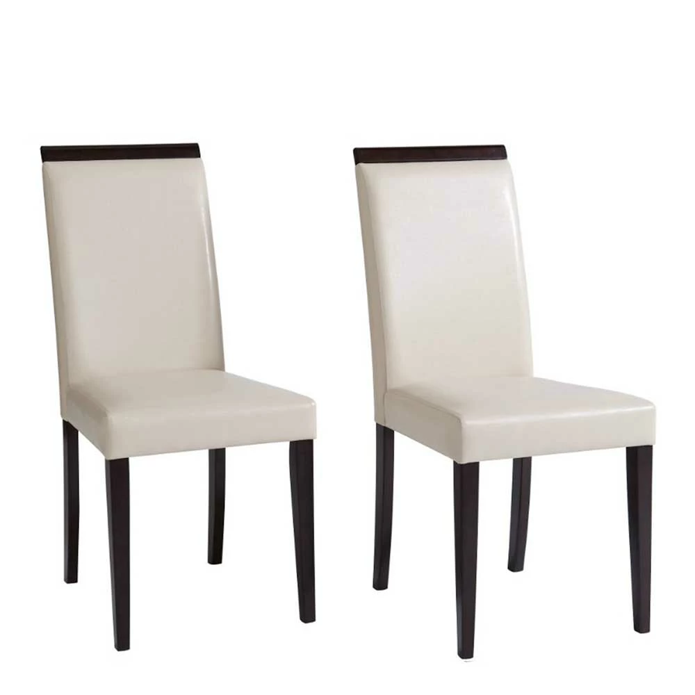 Polsterstühle In Creme & Wenge - Soera (2er Set) - Image 5