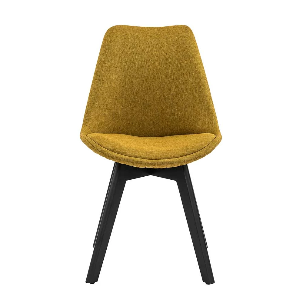 Polsterstühle In Gelb Stoff - Kyleca (2er Set) - Image 3