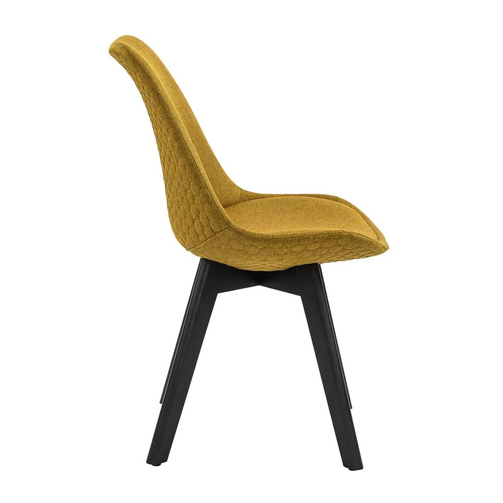 Polsterstühle In Gelb Stoff - Kyleca (2er Set) - Image 4