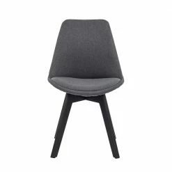 Polsterstühle In Grau Stoffbezug - Doskados (2er Set) 5 Polsterstühle In Grau Stoffbezug - Doskados (2er Set) -Dariana shop polsterstuehle in grau stoffbezug mit schwarzen buchenstuehlen doskados 03