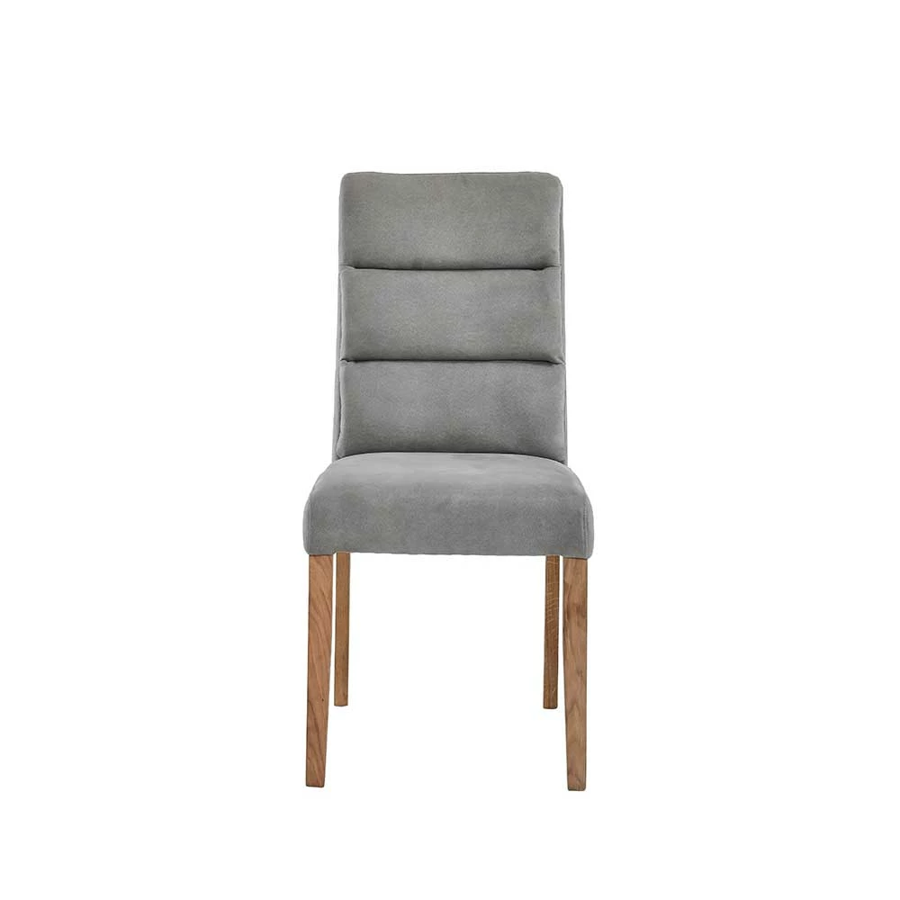 Polsterstühle in Taupe Stoff - Abella (2er Set) Polsterstühle In Taupe Stoff - Abella (2er Set) -Dariana shop polsterstuehle in taupe stoff eiche massivholz abella 02