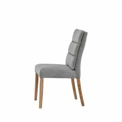 Polsterstühle In Taupe Stoff - Abella (2er Set) 5 Polsterstühle In Taupe Stoff - Abella (2er Set) -Dariana shop polsterstuehle in taupe stoff eiche massivholz abella 03