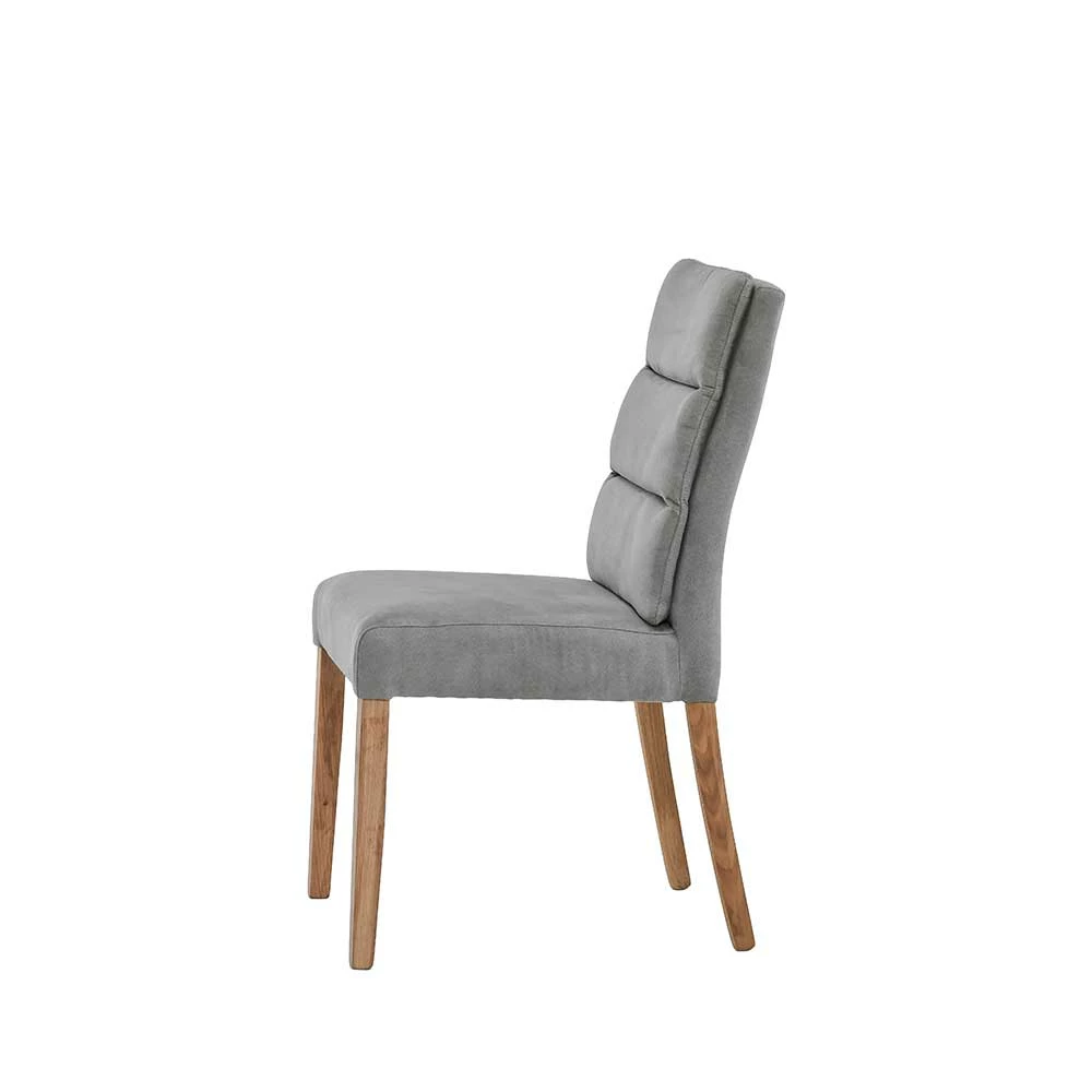 Polsterstühle in Taupe Stoff - Abella (2er Set) Polsterstühle In Taupe Stoff - Abella (2er Set) -Dariana shop polsterstuehle in taupe stoff eiche massivholz abella 03