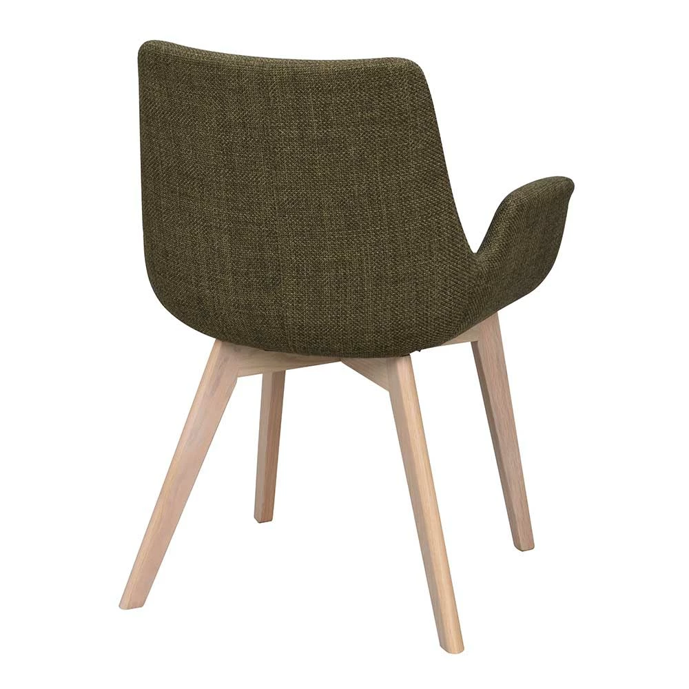 Polsterstühle mit Armlehnen in Dunkelgrün - Termi (2er Set) Polsterstühle Mit Armlehnen In Dunkelgrün - Termi (2er Set) -Dariana shop polsterstuehle mit armlehnen in dunkelgruen mit eiche gestell white wash termi 04