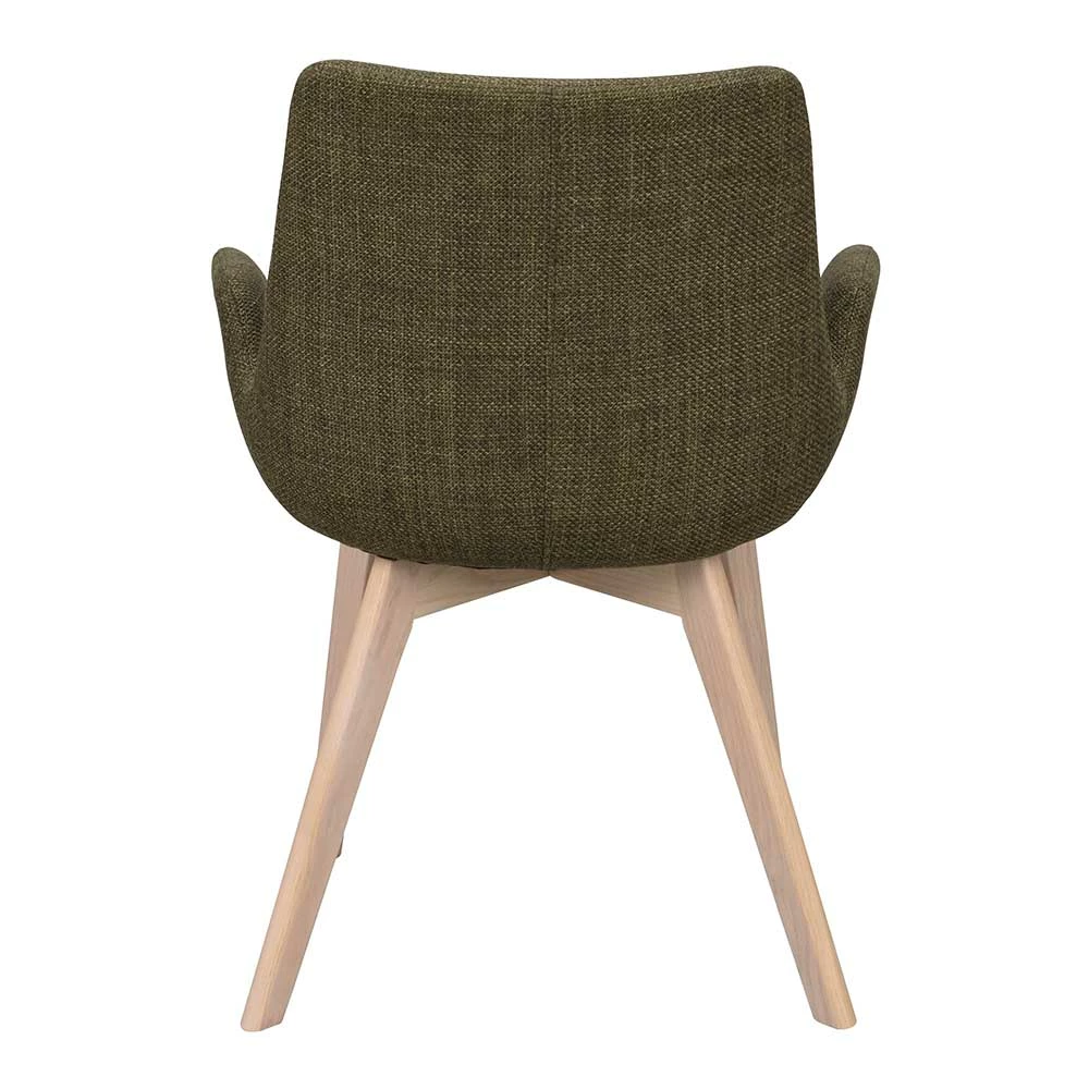 Polsterstühle mit Armlehnen in Dunkelgrün - Termi (2er Set) Polsterstühle Mit Armlehnen In Dunkelgrün - Termi (2er Set) -Dariana shop polsterstuehle mit armlehnen in dunkelgruen mit eiche gestell white wash termi 05