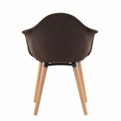 Polsterstuhl Armlehner In Braun - Comby (2er Set) 6 Polsterstuhl Armlehner In Braun - Comby (2er Set) -Dariana shop polsterstuhl armlehner in braun mit holzbeinen aus buche comby 04