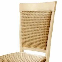 Polsterstuhl In Beige Braun & Creme - Maskulyn (2er Set) -Dariana shop polsterstuhl in beige braun creme aus webstoff massivholz maskulyn 02