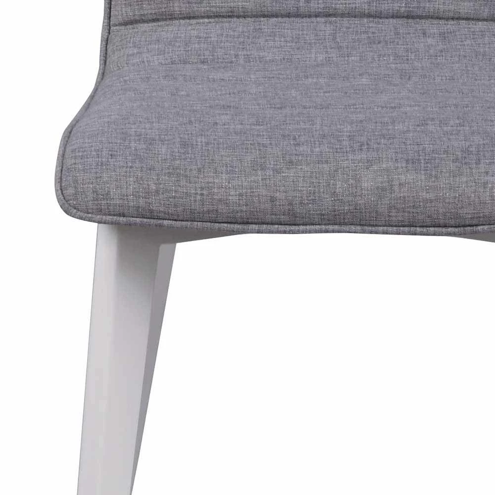 Polsterstuhl In Grau & Weiß - Emalika (2er Set) - Image 6