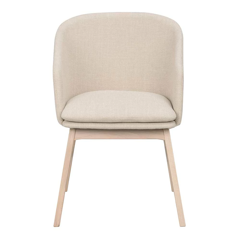 Polsterstuhl mit runder Lehne - Kerunas (2er Set) Polsterstuhl Mit Runder Lehne - Kerunas (2er Set) -Dariana shop polsterstuhl mit runder lehne in beige eiche white wash kerunas 02