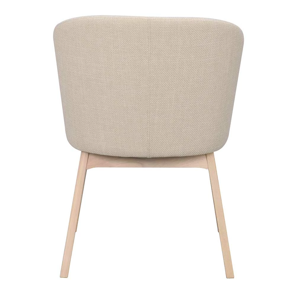 Polsterstuhl mit runder Lehne - Kerunas (2er Set) Polsterstuhl Mit Runder Lehne - Kerunas (2er Set) -Dariana shop polsterstuhl mit runder lehne in beige eiche white wash kerunas 05