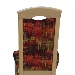 Polsterstuhl Mit Stoff Rot Gemustert Cora & Buchefarben (2er Set) 11 Polsterstuhl Mit Stoff Rot Gemustert Cora & Buchefarben (2er Set) -Dariana shop polsterstuhl mit stoff rot gemustert buchefarben cora 03
