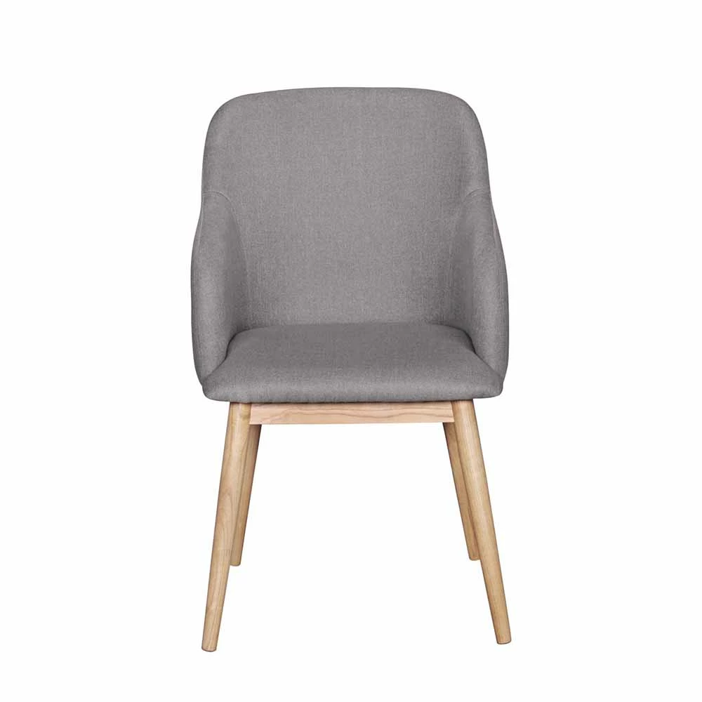 Retro Armlehnenstuhl Enrico In Grau - Image 3