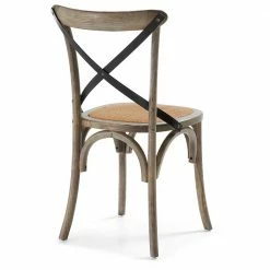 Retro Bistrostuhl Set Alli Mit Ulme Massiv & Rattan (2er Set) -Dariana shop retro bistrostuhl set mit ulme massiv rattan alli 03