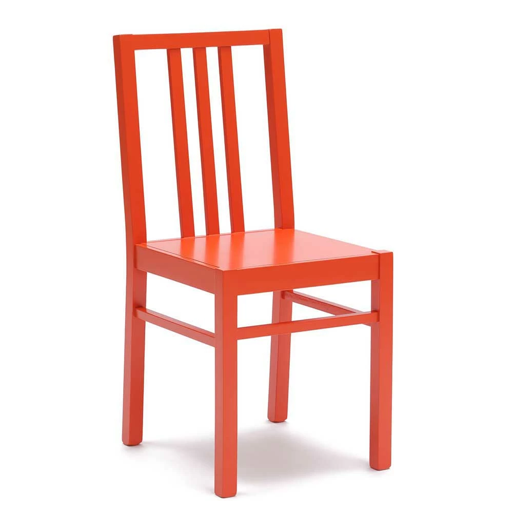 Roter Küchenstuhl Aus Holz Buche Helina Klassisch (2er Set) - Image 2