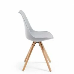 Schalen Esszimmerstuhl In Hell Grau - Coloniale (4er Set) 4 Schalen Esszimmerstuhl In Hell Grau - Coloniale (4er Set) -Dariana shop schalen esszimmerstuhl in hell grau mit holzbeinen coloniale 02