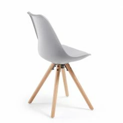 Schalen Esszimmerstuhl In Hell Grau - Coloniale (4er Set) 5 Schalen Esszimmerstuhl In Hell Grau - Coloniale (4er Set) -Dariana shop schalen esszimmerstuhl in hell grau mit holzbeinen coloniale 03