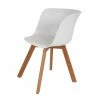 Schalen Kunststoffstuhl In Weiß - Jendrics (4er Set) 1 Schalen Kunststoffstuhl In Weiß - Jendrics (4er Set) -Dariana shop schalen kunststoffstuhl in weiss mit gestell buche massiv jendrics f