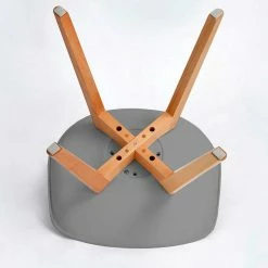 Schalenstühle In Grau - Sesimbra (4er Set) 5 Schalenstühle In Grau - Sesimbra (4er Set) -Dariana shop schalenstuehle in grau mit holzgestell buche sesimbra 03