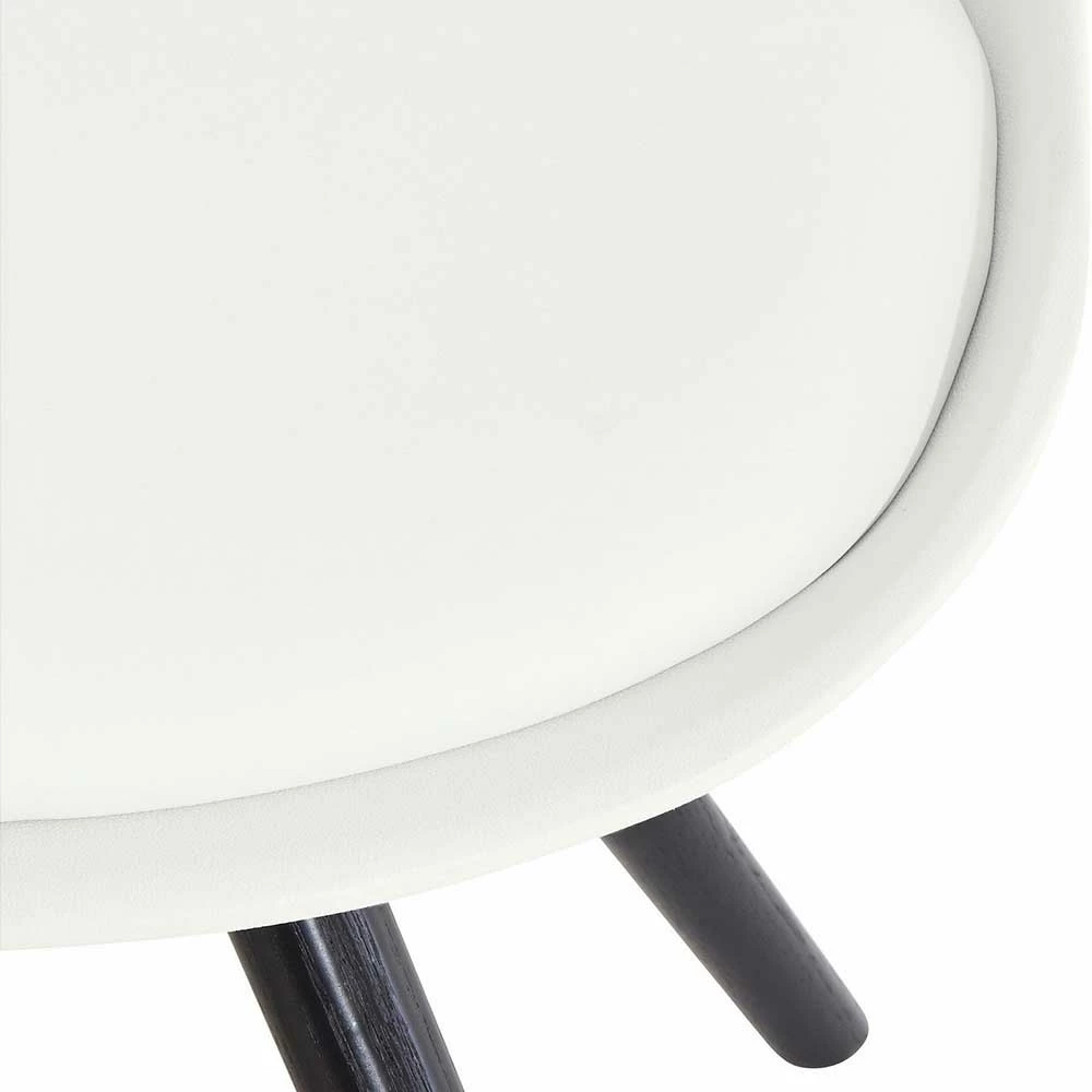 Schalenstühle in Weiß & Schwarz - Egina (2er Set) Schalenstühle In Weiß & Schwarz - Egina (2er Set) -Dariana shop schalenstuehle in weiss schwarz aus pp kunstleder holz egina 03