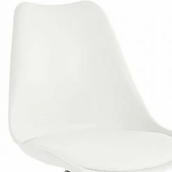 Schalenstühle In Weiß & Schwarz - Egina (2er Set) 6 Schalenstühle In Weiß & Schwarz - Egina (2er Set) -Dariana shop schalenstuehle in weiss schwarz aus pp kunstleder holz egina 04