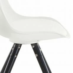 Schalenstühle In Weiß & Schwarz - Egina (2er Set) 7 Schalenstühle In Weiß & Schwarz - Egina (2er Set) -Dariana shop schalenstuehle in weiss schwarz aus pp kunstleder holz egina 05