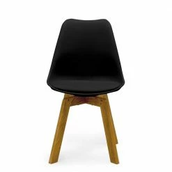Schalenstühle Mit Holzgestell - Jaysono (4er Set) 10 Schalenstühle Mit Holzgestell - Jaysono (4er Set) -Dariana shop schalenstuehle mit holzgestell in eichefarben sitz schwarz jaysono 02