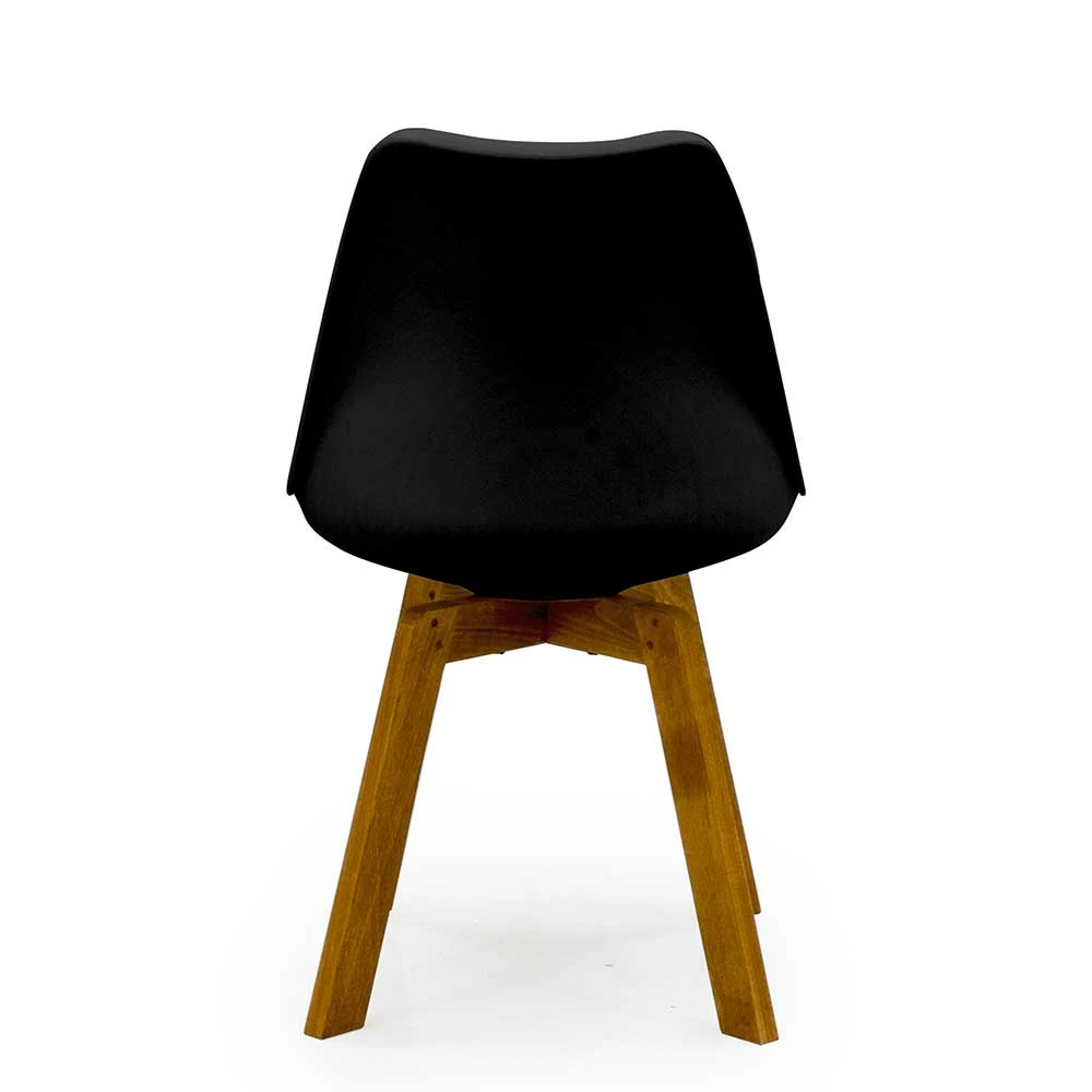 Schalenstühle Mit Holzgestell - Jaysono (4er Set) 7 Schalenstühle Mit Holzgestell - Jaysono (4er Set) – Bild 5