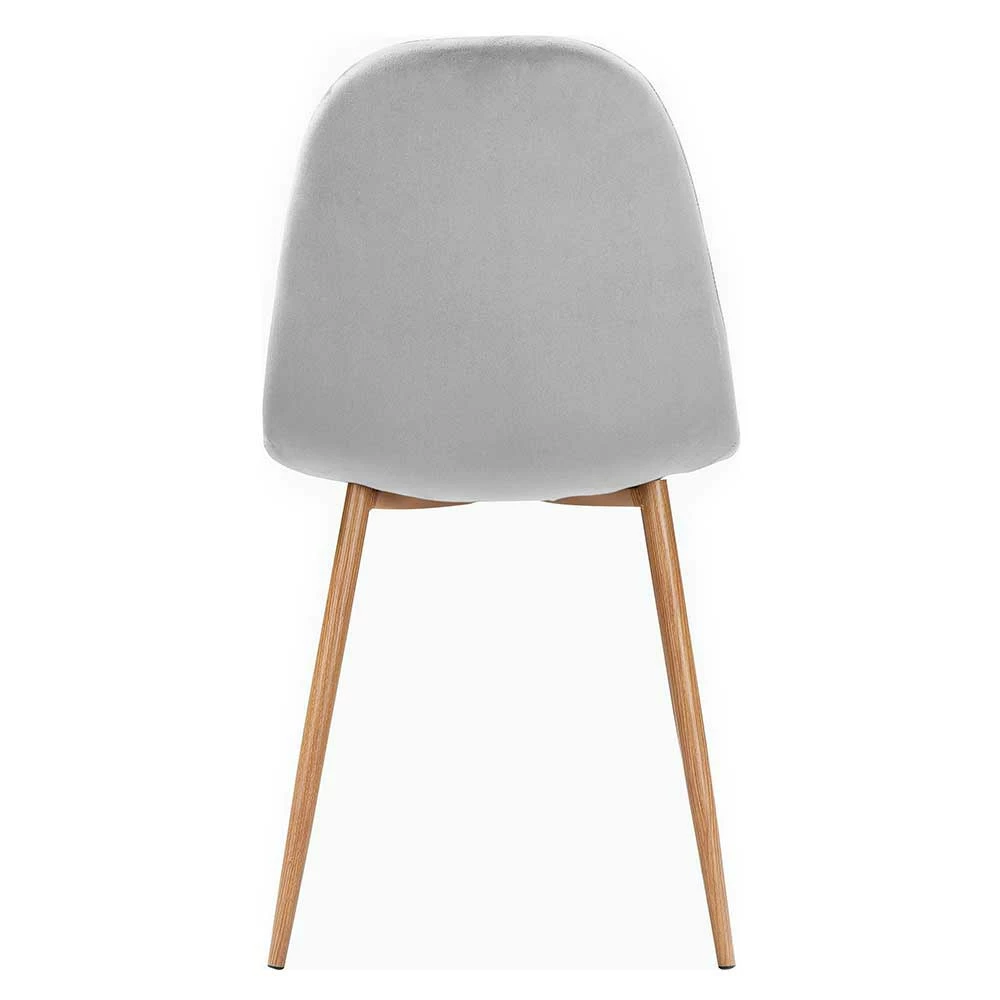 Schalenstühle Mit Samt In Hellgrau - Nevanna (2er Set) - Image 4