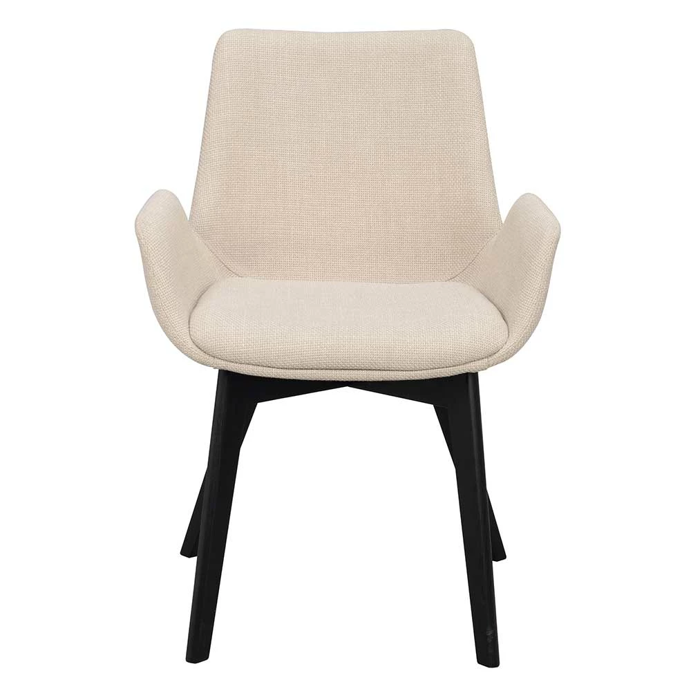 Schalenstuhl Mit Armlehnen In Beige - Cementa (2er Set) - Image 3