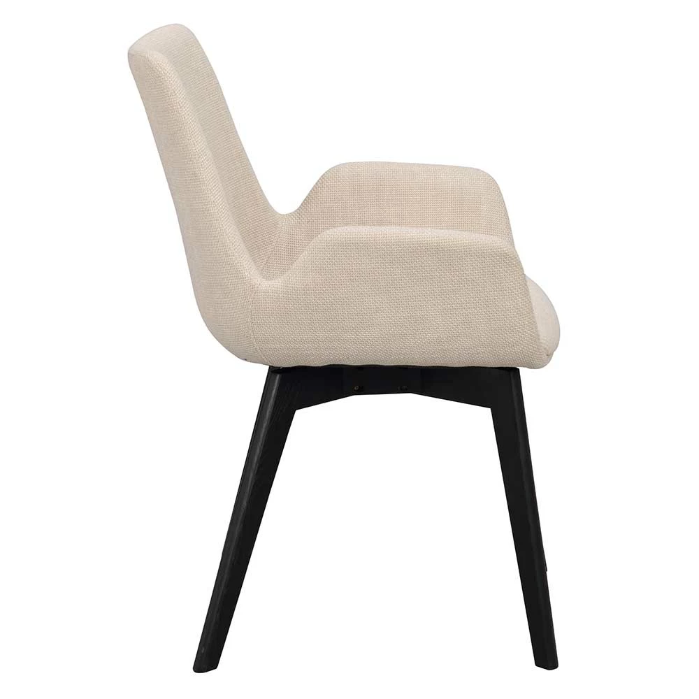 Schalenstuhl Mit Armlehnen In Beige - Cementa (2er Set) - Image 4