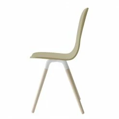 Schicker Esstischstuhl In Taupe Lackiert - Janita -Dariana shop schicker esstischstuhl in taupe lackiert gebleichter buche janita 02