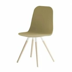 Schicker Esstischstuhl In Taupe Lackiert - Janita