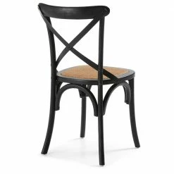Schwarze Bistrostühle Ryona Mit Rattangeflecht 4 Schwarze Bistrostühle Ryona Mit Rattangeflecht -Dariana shop schwarze bistrostuehle mit rattangeflecht im retro stil ryona 03