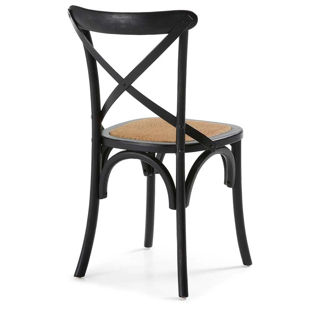 Schwarze Bistrostühle Ryona mit Rattangeflecht Schwarze Bistrostühle Ryona Mit Rattangeflecht -Dariana shop schwarze bistrostuehle mit rattangeflecht im retro stil ryona 03