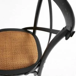 Schwarze Bistrostühle Ryona Mit Rattangeflecht 6 Schwarze Bistrostühle Ryona Mit Rattangeflecht -Dariana shop schwarze bistrostuehle mit rattangeflecht im retro stil ryona 05