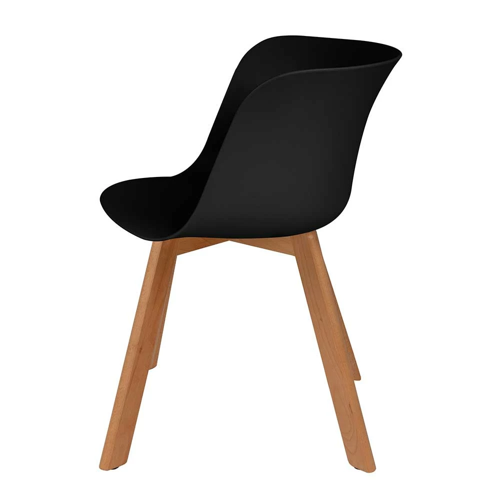 Schwarzer Schalenstuhl Aus Polypropylen - Farmer (4er Set) - Image 5