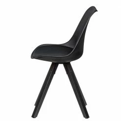 Sitzschalen Esstischstühle In Schwarz - Jufara (2er Set) 4 Sitzschalen Esstischstühle In Schwarz - Jufara (2er Set) -Dariana shop sitzschalen esstischstuehle in schwarz im materialmix jufara 02