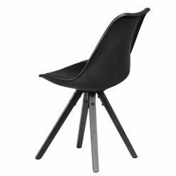 Sitzschalen Esstischstühle In Schwarz - Jufara (2er Set) 5 Sitzschalen Esstischstühle In Schwarz - Jufara (2er Set) -Dariana shop sitzschalen esstischstuehle in schwarz im materialmix jufara 03