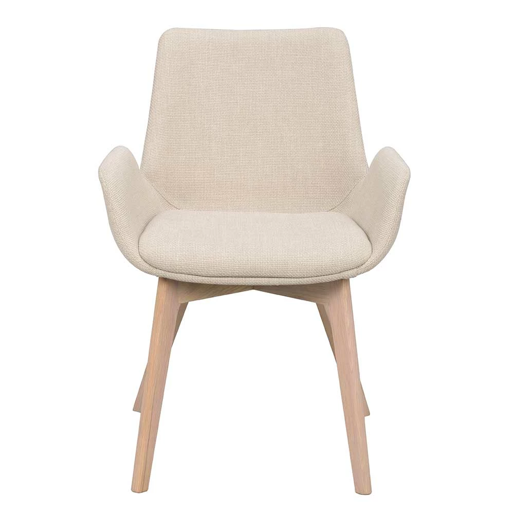 Skandi Esszimmerstühle In Beige - Garcia (2er Set) - Image 3