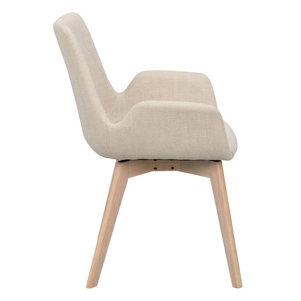 Skandi Esszimmerstühle In Beige - Garcia (2er Set) - Image 4