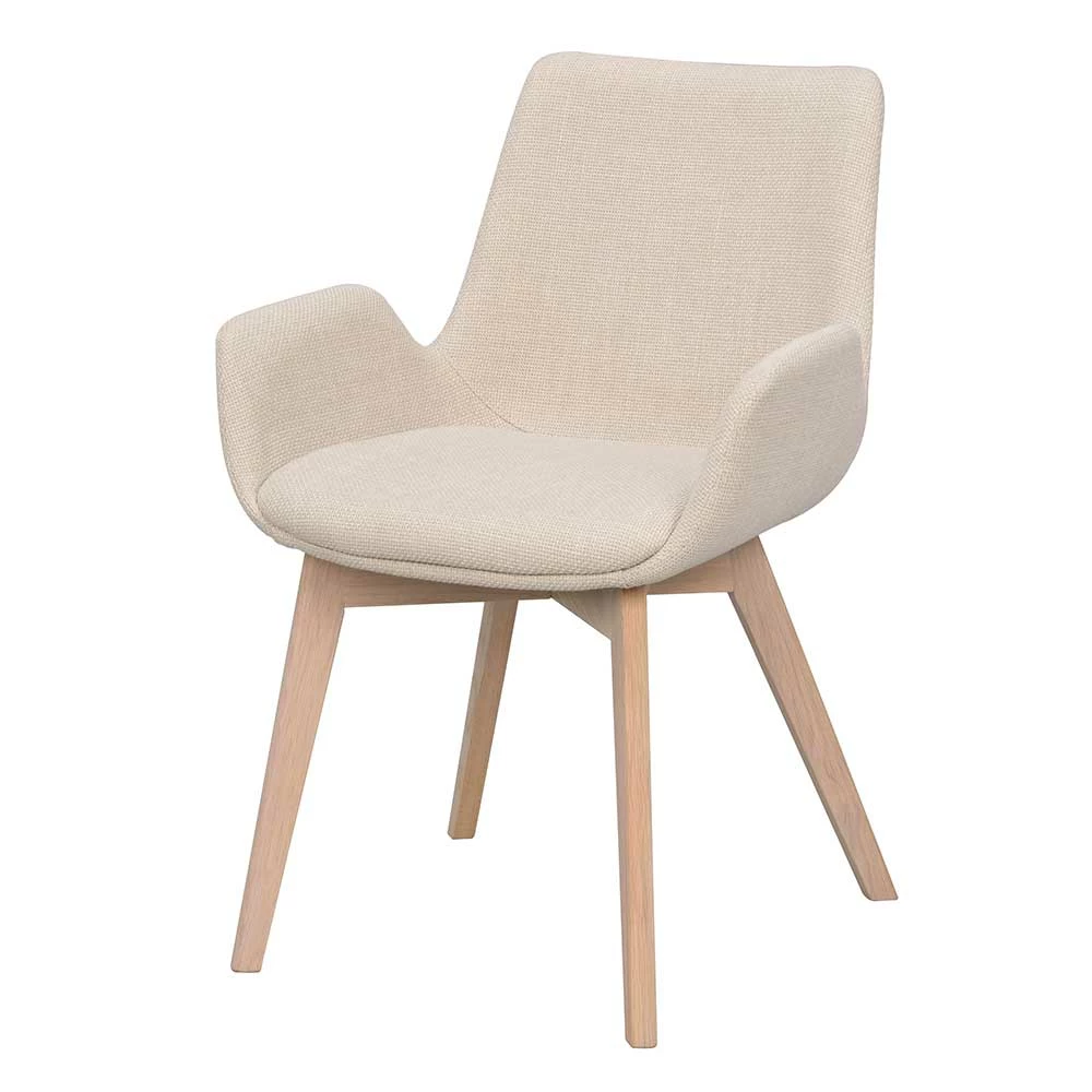 Skandi Esszimmerstühle In Beige - Garcia (2er Set)