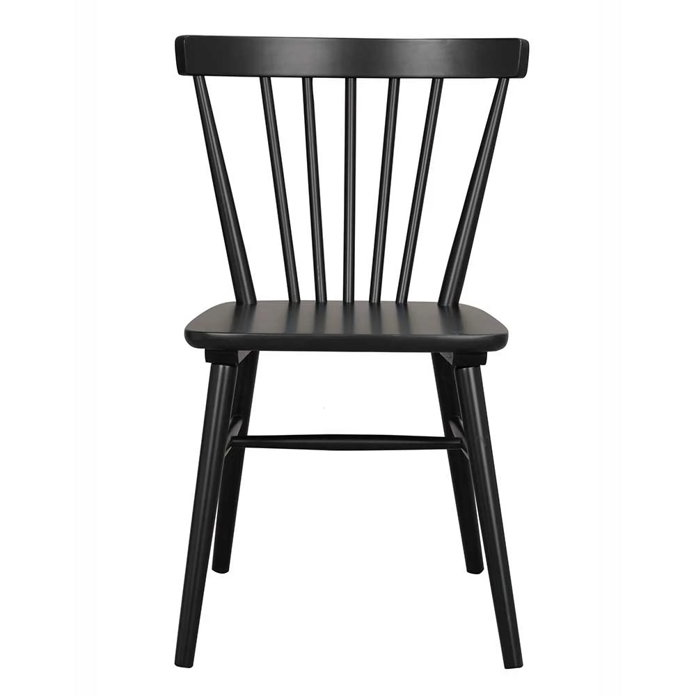 Skandi Holzstühle aus Gummibaum - Runina (2er Set) Skandi Holzstühle Aus Gummibaum - Runina (2er Set) -Dariana shop skandi holzstuehle aus gummibaum in schwarz lackiert runina 01