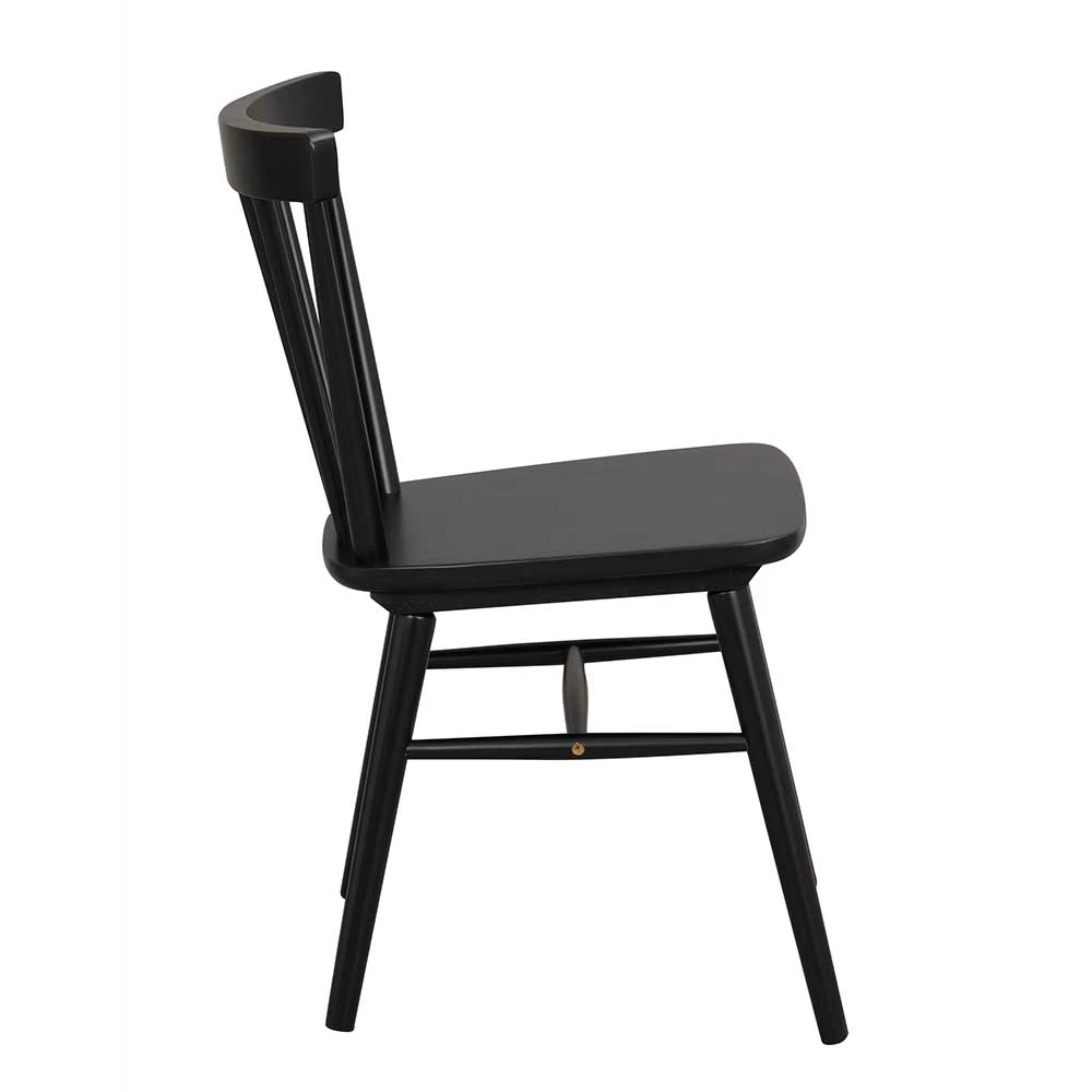 Skandi Holzstühle aus Gummibaum - Runina (2er Set) Skandi Holzstühle Aus Gummibaum - Runina (2er Set) -Dariana shop skandi holzstuehle aus gummibaum in schwarz lackiert runina 02