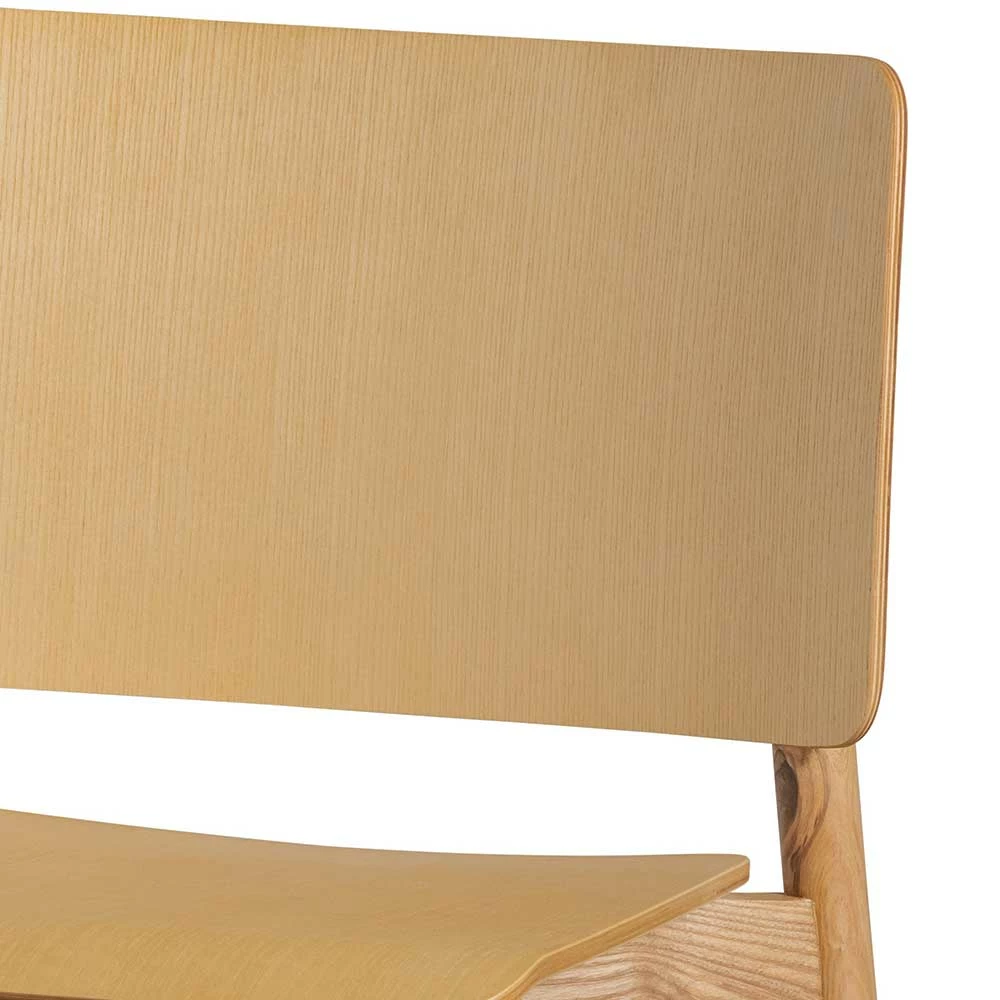 Skandi Holzstühle In Natur Lackiert - Furcia (2er Set) - Image 5