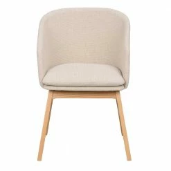 Skandi Polsterstuhl In Beige - Curelino (2er Set) -Dariana shop skandi polsterstuhl in beige mit holzgestell eiche curelino 02