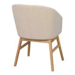 Skandi Polsterstuhl In Beige - Curelino (2er Set) -Dariana shop skandi polsterstuhl in beige mit holzgestell eiche curelino 04